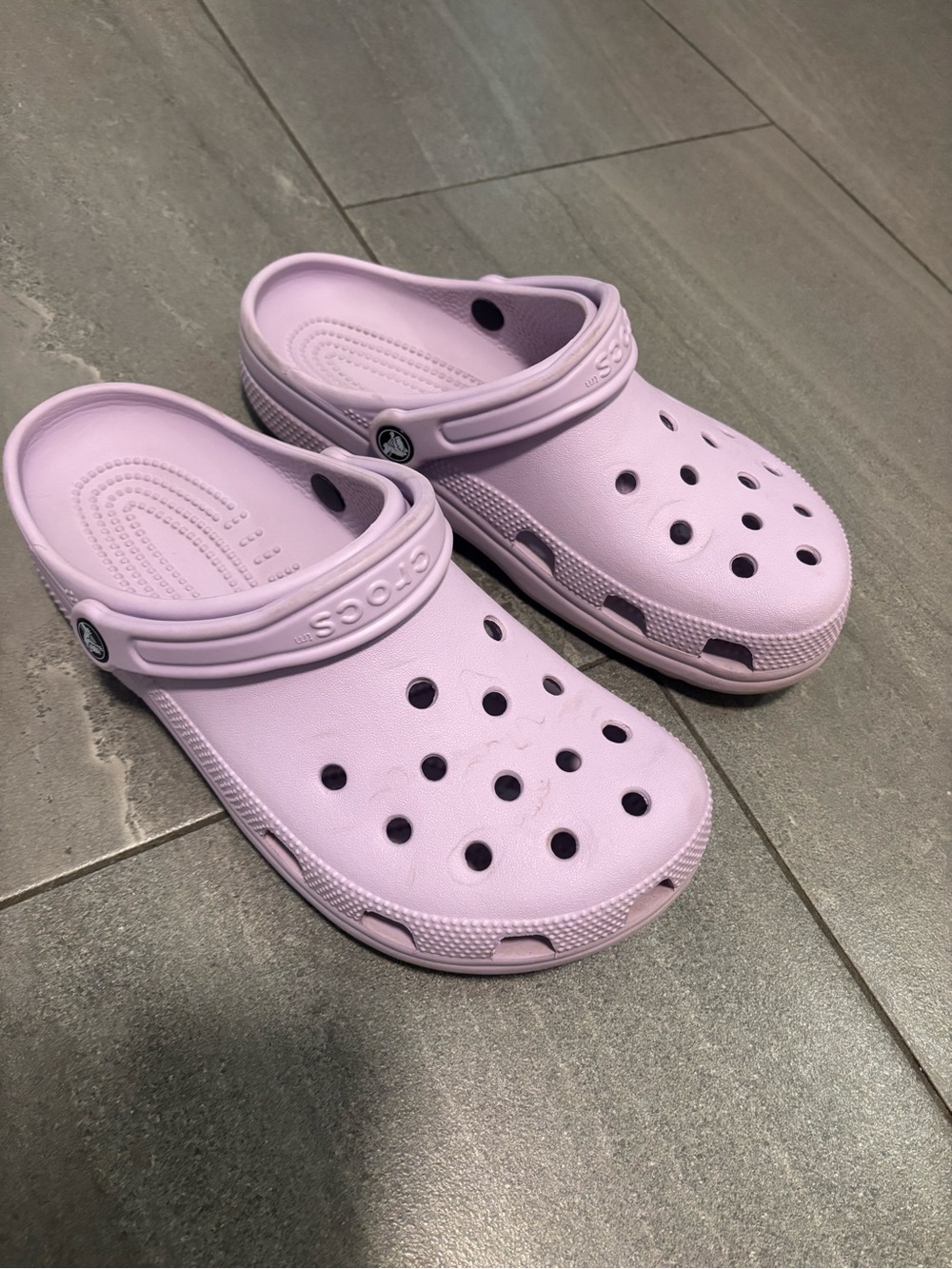 Crocs Purple Lavender Classic slip on shoe sandals authentic